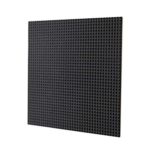 Offerta a tempo: keyhelm s.r.l. Pannello Fonoassorbente Piramidale 100x100x3cm D25 Grigio Antracite - Pacco Da 10 (10mq) - 0.00% da 82.00 € a 82.00 €