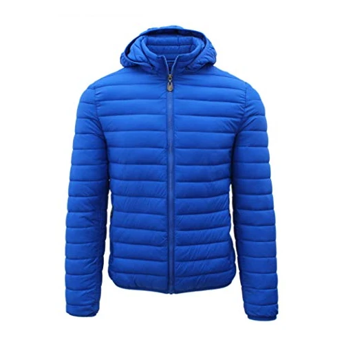 Limitiertes Angebot: Ciabalù Daunenjacke für Herren, 100 g, mit abnehmbarer Kapuze, Übergangsjacke mit hohem Kragen, Jacke mit Slim Fit-Passform, kobaltblau, L von 59.90 EUR auf 59.90 EUR (Spare 0%)