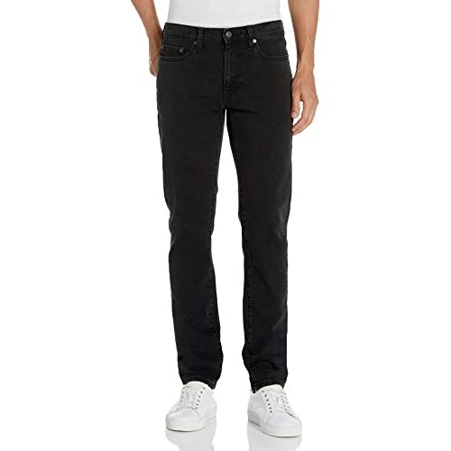Offerta a tempo: Amazon Essentials Jeans Slim Fit - Colori Fuori Produzione Uomo, Nero Slavato, 30W / 28L - 0.00% da 24.70 € a 24.70 €