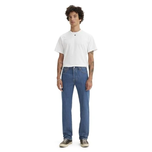 Offerta a tempo: Levi's Uomo 501 Original Fit Jeans, Medium Stonewash, 29W / 32L - 0.00% da 66.43 € a 66.43 €