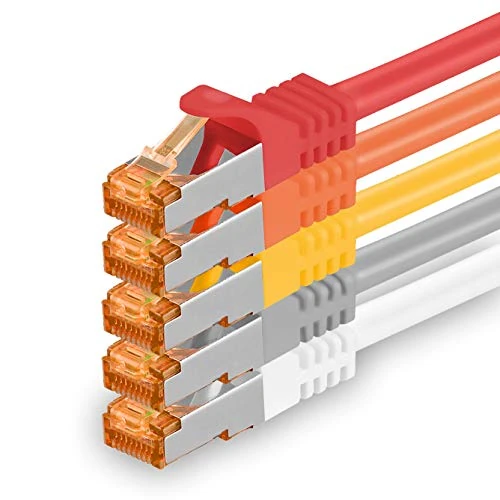 Zeitlich begrenztes Angebot: 1aTTack.de 10 Gb/s LAN-Patchkabel 5x 0,25m RJ45 CAT7-5 Farben 01 von 8.75 € auf 8.75 € (0.00% Rabatt)