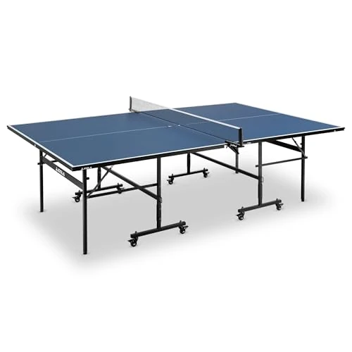 Offerta a tempo: JOOLA Inside 13 Tavolo da Ping Pong per Interni, Base Pieghevole, Montaggio Rapido, Rete Inclusa, Unisex-Adult, Blu, 274 x 152.5 x 76 cm - 15% da 469.00 € a 400.99 €