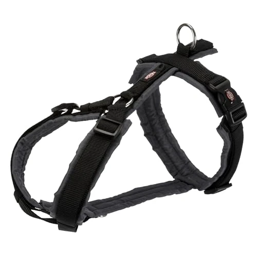 Offre limitée : Trixie Harnais de randonnée pour Chien Premium XL 80-97 cm/25 mm Noir/Graphite de 38.60 € à 38.60 € (0.00% de remise)