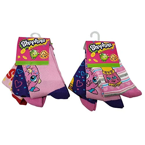 Offerta a tempo: Moose Calzini Shopkins multicolore, 6 pezzi, per bambin, diversi disegni di alimenti (27/30) - 67% da 30.00 € a 9.99 €
