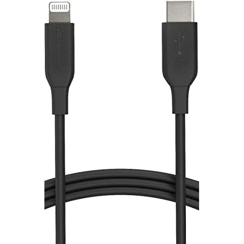 Oferta limitada: Amazon Basics - Cable USB-2.0 tipo C a Lightning (certificado MFi), 0.9 m, color negro de 9.65 € a 8.26 € (ahorro 14%)