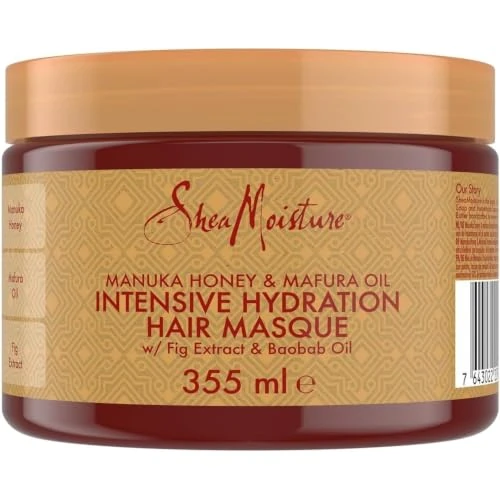 Offerta a tempo: SheaMoisture Miele di manuka e olio di mafura Intensive Hydration Hair Masque - 39% da 17.99 € a 10.91 €