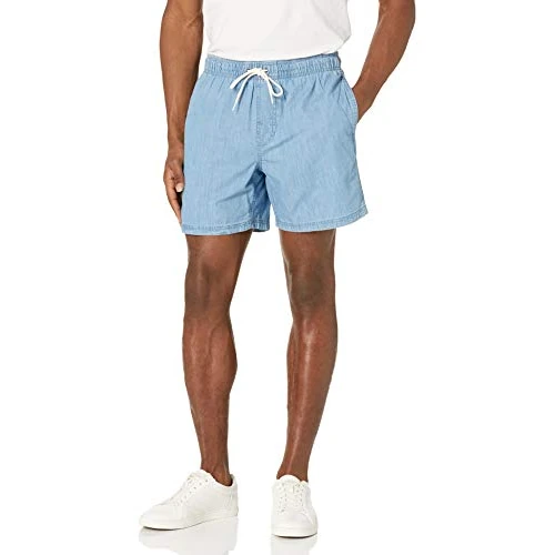 Oferta limitada: Amazon Essentials Pantalones Cortos de 15cm con Cordones Hombre, Lavado Claro Chambray, XXL de 17.36 € a 17.36 € (ahorro 0.00%)