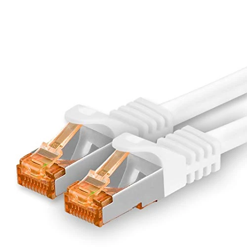 Zeitlich begrenztes Angebot: 1aTTack.de 10 Gb/s LAN-Patch-Kabel 1x 5m RJ45 Netzwerkkabel CAT7 - weiß von 9.93 € auf 9.51 € (4% Rabatt)