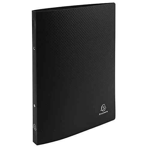 Offre limitée : Exacompta 5 Classeurs Souples OPAK A4 2 Anneaux Noir de 14.83 € à 14.83 € (0.00% de remise)