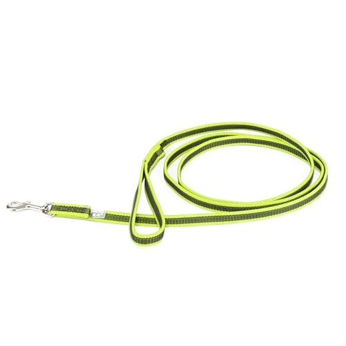 Zeitlich begrenztes Angebot: IDC Color & Gray gumierte Leine, 14 mm x 2 m mit Schlaufe, Neon-Grau von 24.79 € auf 5.90 € (76.2% Rabatt)