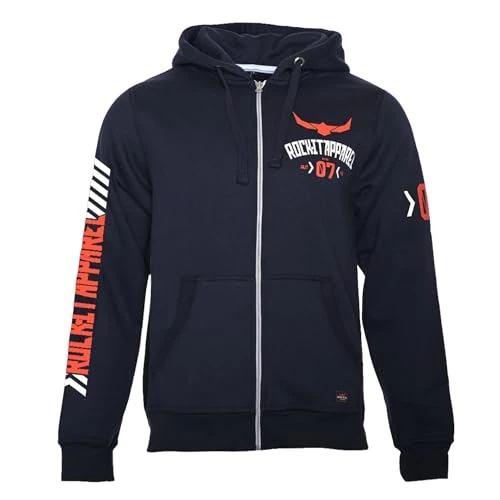 Oferta limitada: ROCK-IT Apparel I Chaqueta con Capucha para Hombre Racer 07" I Sudadera con Cremallera y Capucha [TallasS-5XL] Sudadera con Capucha Premium para Hombre I Hoodie Azul Marino M de 39.90 € a 39.90 € (ahorro 0.00%)
