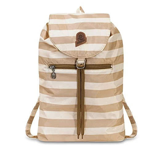 Offerta a tempo: Invicta Zaino, MINISAC, Beige, Richiudibile e Tascabile, Viaggio & Tempo Libero, Zainetto Uomo Donna a Righe, ICONA, PACKABLE - 43% da 39.00 € a 22.19 €