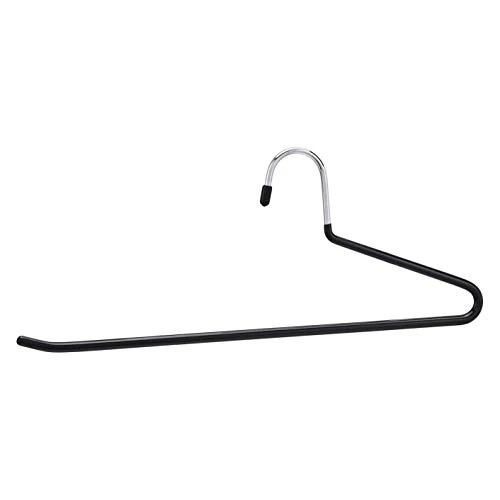 Limited offer: Amazon Basics Trouser/Slack Hangers Easy Slide Organizers, 30-Pack, Metal, Rubber, Black/Silver from 25.64 EUR to 25.64 EUR (save 0%)
