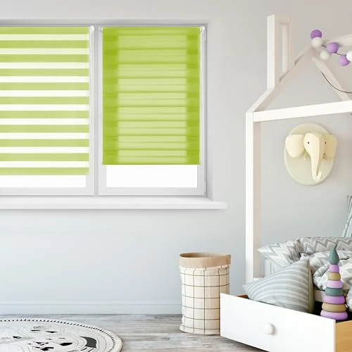 Oferta limitada: Blindecor Indus SIN HERRAMIENTAS | Estor Enrollable Sin Taladrar de Doble Capa | Color Pistacho 37 x 180 cm (ancho x largo) | Tamaño de la Tela 34 x 175 cm de 20.65 EUR a 20.65 EUR (ahorro 0%)