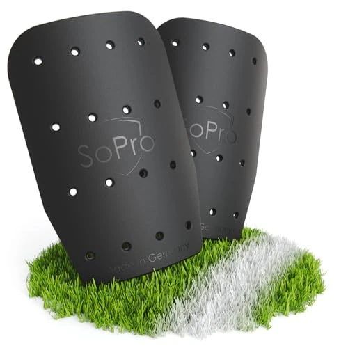 Limited-time offer: SoPro Mini Shin Guards for Children and Adults – 120 x 80 x 5 mm – Lightweight, Small, Non-Slip and Odourless – No Protection – Children's Football Shin Guards – Made in Germany from 21.96 £ to 21.96 £ (save 0.00%)