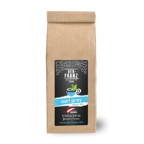 Begrenztes Angebot: Der-Franz Schwarztee „Earl Grey“ in ganzen Blättern, 250 g von 11.14 EUR auf 9.47 EUR (Rabatt 15%)