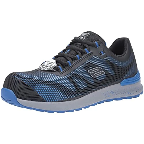 Tijdelijke aanbieding: Skechers Bulklin Lyndale Sneakers voor heren, Blauw Textiel Synthetisch, 46 EU van 70.53 € naar 70.53 € (0.00% korting)