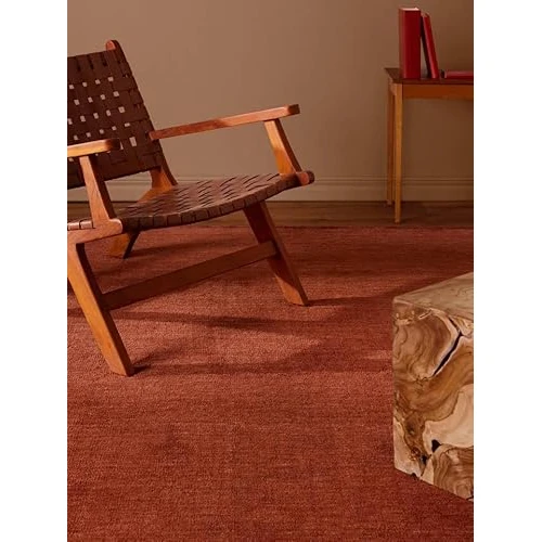 Offre limitee: RugVista Handloom Flat, Tapis, Kilims Moderne, 300 x 250 cm, Rectangulaire, Poil Moyen, Salle de séjour, à Manger, Chambre, Nettoyage Sec Seulement, Certifié Care & Fair, Rouille de 364.00 EUR a 364.00 EUR (economie 0%)