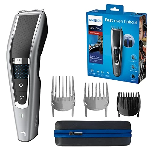 Limitiertes Angebot: Philips Hair Clipper Series 5000 Haarschneider mit Trim-n-Flow-Pro-Technologie (Modell HC5650/15) von 52.21 EUR auf 49.99 EUR (Spare 4%)