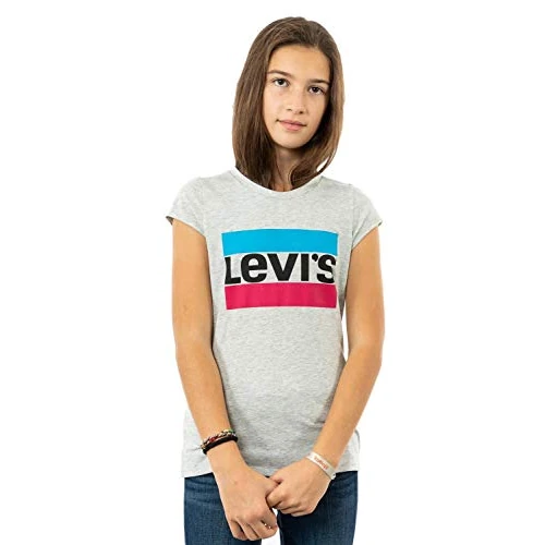 Offerta a tempo: Levi's Lvg Sportswear Logo Tee Bambine e Ragazze, Grigio (Gray Heather), 10 anni - 0.00% da 13.99 € a 13.99 €