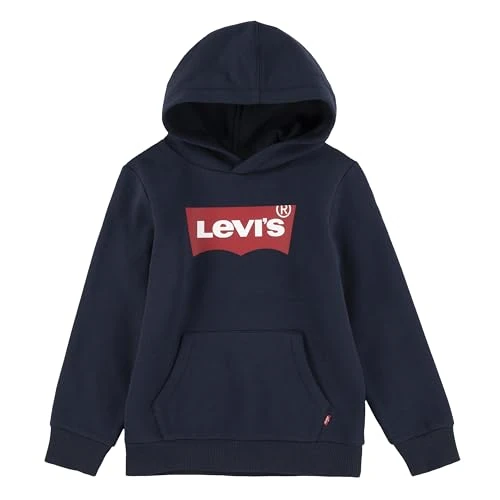 Limited offer: Levi's Batwing Screenprint Hoodie Fleece Boys Marine - 8 Years - Sweaters Sweater from 50.00 EUR to 29.98 EUR (save 40%)