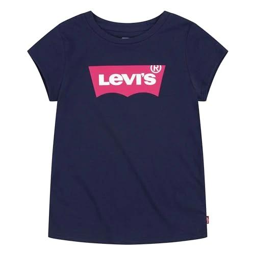 Levi's Kids ss batwing tee Mädchen Peacoat / Tea Tree Pink 3 Jahre