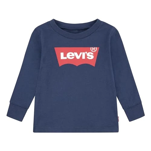 Levi's Kids L/S Batwing Tee Bébé Garçon Dress Blues 18 Mois