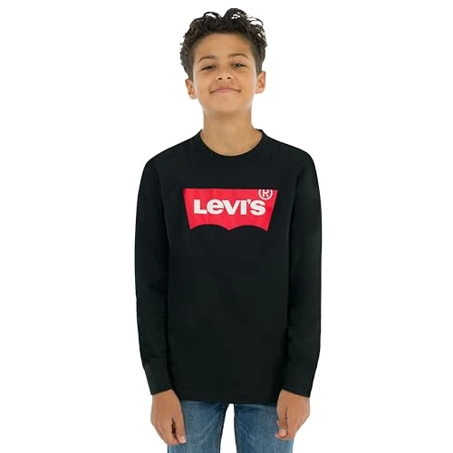Offerta a tempo: T-shirt Levi's Kids Boys Batwing Long Sleeve - 58% da 25.00 € a 10.52 €