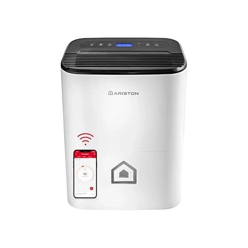 Tijdelijke aanbieding: Ariston Deos 21S Wi Fi Draagbare luchtontvochtiger, wit, 21 liter, 35 x 24,5 x 51 cm van 321.28 € naar 321.28 € (0.00% korting)