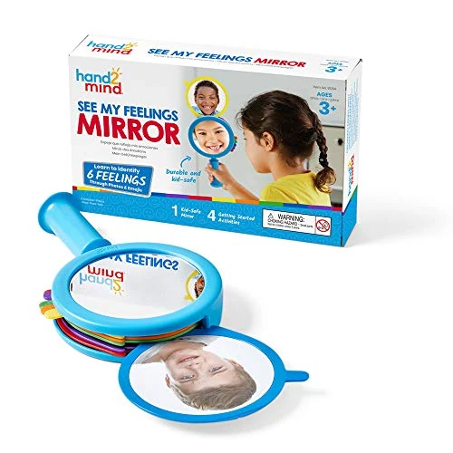 Offre limitée : Learning Resources Miroir Éducatif – Surface Incassable 15 cm + Cartes Émotionnelles – Activité Socio-Émotionnelle Enfant 3 Ans+ – Jeu Montessori de 15.00 € à 15.00 € (0.00% de remise)