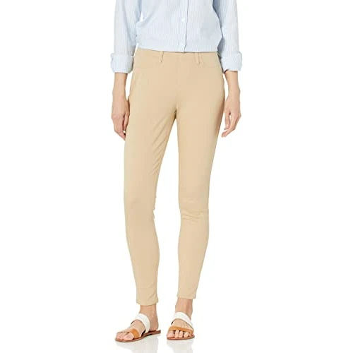 Oferta limitada: Amazon Essentials Jeggings Ajustados de Punto Elástico (Disponibles en Tallas Grandes) Mujer, Marrón Caqui, XXL Largo de 27.40 € a 22.99 € (ahorro 16%)