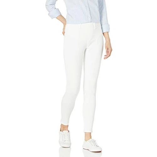 Amazon Essentials Jeggings de Punto Elástico sin Cordones (Disponible en Tallas Grandes) Mujer, Blanco, XXL