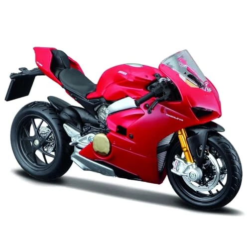 Offerta a tempo: Bburago - Ducati Panigale V4, Moto Diecast in Scala 1:18, Replica Dettagliata della Superbike Italiana, Modello Ufficiale con Ruote Libere, Licenza Ducati, Età Consigliata 3+ Anni - 49% da 15.76 € a 7.99 €
