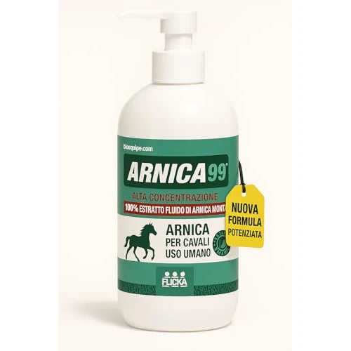 Oferta limitada: Árnica para caballos de uso humano Flicka - Extracto fluido 100% extra fuerte e intenso Made in Italy masaje músculos y articulaciones Origen natural dermatológicamente testado Envase 500 ml (botella) de 25.90 € a 25.90 € (ahorro 0.00%)