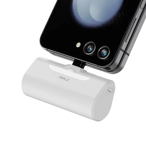 Offerta a tempo: Saldi！ iWALK Power Bank USB C 4500mAh, Caricabatterie Portatile Ultra Compatta Cavo Integrato Batteria Esterna Compatibile per Samsung Galaxy S24/S23/S22/S21/Z Flip 5/Z Flip 4, Huawei - 0.00% da 29.99 € a 29.99 €