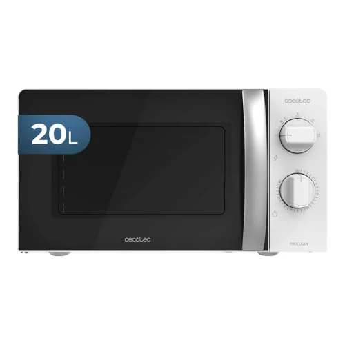 Oferta limitada: Cecotec Microondas ProClean 2010. 700 W de Potencia, 20L de Capacidad, Tecnología 3DWave, Modo Descongelación, 6 Niveles de Potencia, Temporizador 30 mins, Diseño Compacto de 49.40 € a 49.40 € (ahorro 0.00%)