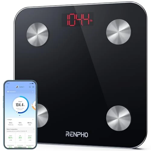 Oferta limitada: RENPHO Bascula Grasa Corporal y Muscular con App, Bascula de Baño Análisis de 13 Composición Corporal, Medición de Metabolismo Basal e IMC, Alta Precisión, para Fitness, Pérdida de Peso, Elis 1 de 19.00 € a 19.00 € (ahorro 0.00%)