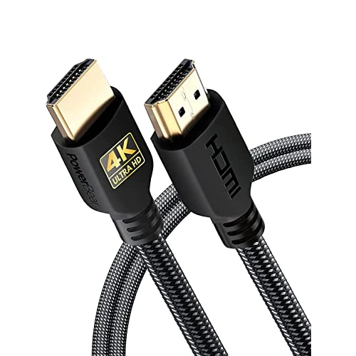 Limited offer: PowerBear 4K HDMI Cable 6 ft | High Speed, Braided Nylon & Gold Connectors, 4K @ 60Hz, Ultra HD, 2K, 1080P, ARC & CL3 Rated | for Laptop, Monitor, PS5, PS4, Xbox One, Fire TV, Apple TV & More from 9.99 EUR to 8.99 EUR (save 10%)