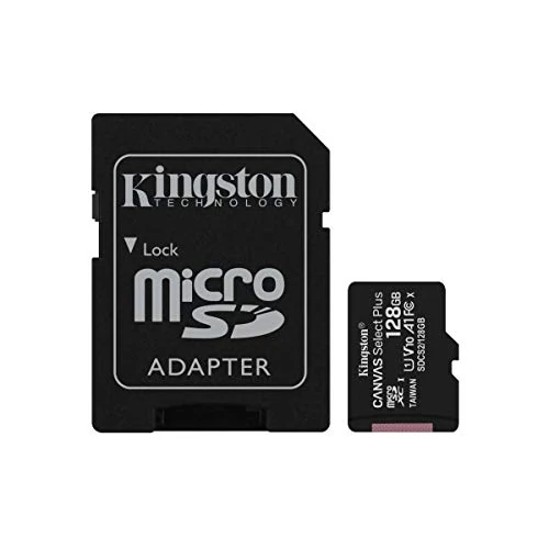 Begrenztes Angebot: Kingston Canvas Select Plus microSD Speicherkarte, SDCS2/128GB Class 10 (inkl. SD Adapter) von 14.72 EUR auf 14.72 EUR (Rabatt 0%)