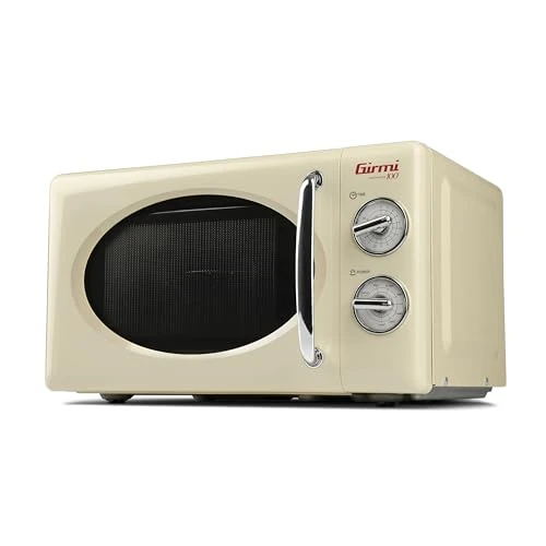 Girmi Fm21 Oven Microwave Combined Vintage Design, 20 Lt, 700 + 800 W, Cream