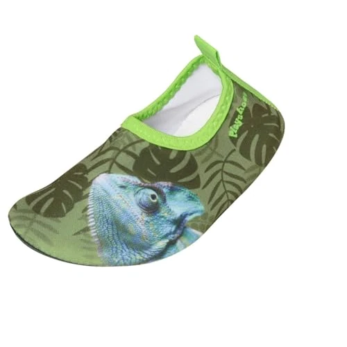 Oferta limitada: Playshoes Zapatos Descalzos, Zapatos para deportes Acuáticos Unisex niños, Camaleón, 24/25 EU de 38.29 € a 8.26 € (ahorro 78.43%)