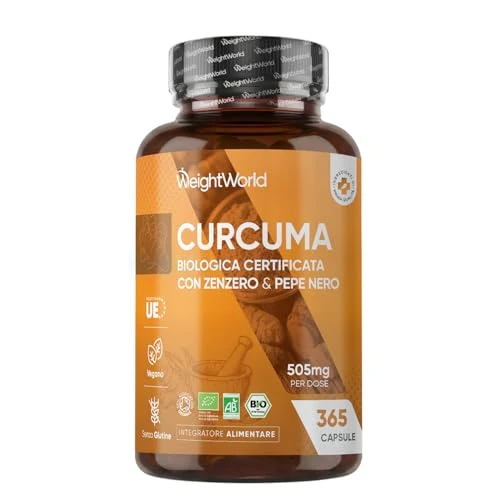 Zeitlich begrenztes Angebot: WeightWorld Bio Kurkuma Kapseln - Curcuma mit Ingwer & Schwarzer Pfeffer von 25.99 € auf 21.99 € (15% Rabatt)
