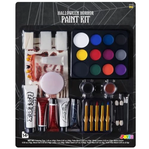 Oferta limitada: JOYIN de 36 piezas Juego de maquillaje para Halloween, paquete definitivo para fiesta familiar, conjunto todo en uno fácil de poner y quitar para suministros para fiesta de Halloween de 12.99 € a 11.04 € (ahorro 15%)