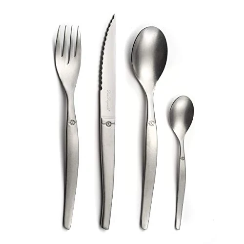 Offerta a tempo: Lou Laguiole 24 coperti per 6 persone, acciaio inossidabile vintage — 21% da 37,32 € a 29,37 €