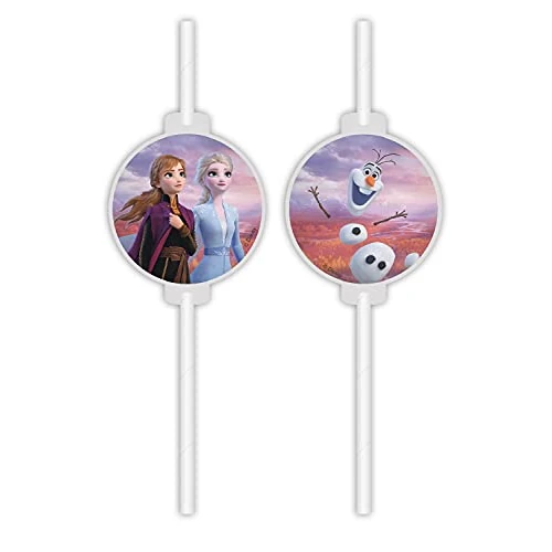Disney Frozen 2- Pajitas, Color azul (Procos 99686) , color/modelo surtido