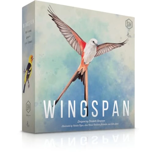 Stonemaier Games , Wingspan 2nd Edition , Board Game , Ages 14+ , 1-5 Players , 40-70 Minute Playing Time