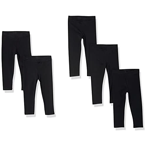 Offerta a tempo: Amazon Essentials Leggings Bambine e Ragazze, Pacco da 5, Nero, 10 Anni - 21% da 25.70 € a 20.20 €