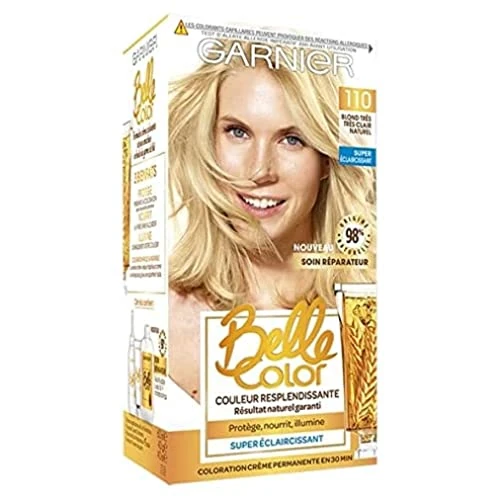 Offerta a tempo: Garnier - Belle Color - Coloration permanente Blond - 110 Blond très très clair naturel - 33% da 9.56 € a 6.39 €