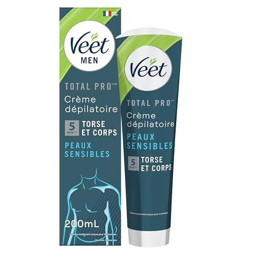 Offerta a tempo: Veet Men - Crème Dépilatoire Homme - Peaux Sensibles - 200 ml - 0% da 4.01 € a 4.01 €