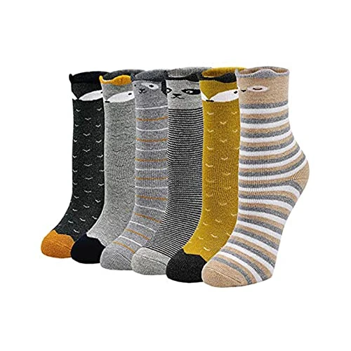Oferta limitada: LOFIR Calcetines Térmicos de Algodón para Niñas/Niños - Gruesos y Cálidos, Colores Casuales, Novedad Invierno - 8 a 11 Años, Talla 31-34, 6 Pares de 19.98 EUR a 14.98 EUR (ahorro 25%)